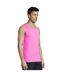 Débardeur Sporty Homme Rose Néon SOLS-1