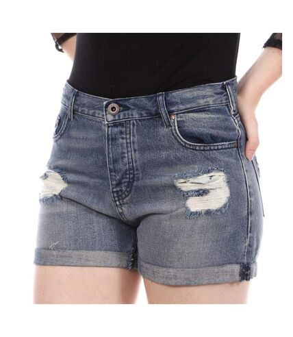 Short en Jean Bleu Femme Scotch & Soda Destroy - 26