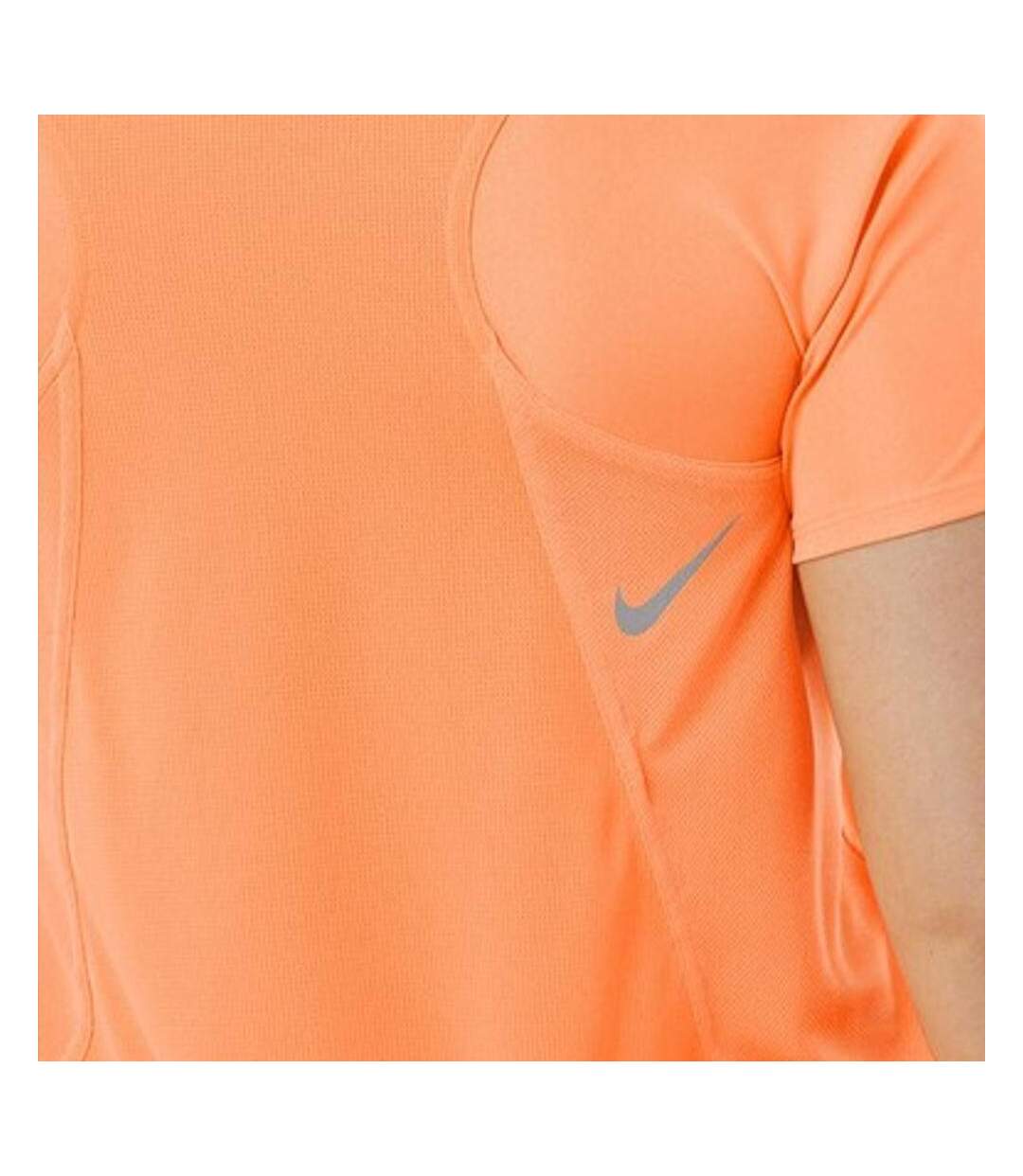 T-shirt Orange Fluo Femme Nike Race Top - L-2