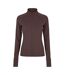 Haut De Survêtement Fitness Core Femme Marron USA Pro-3