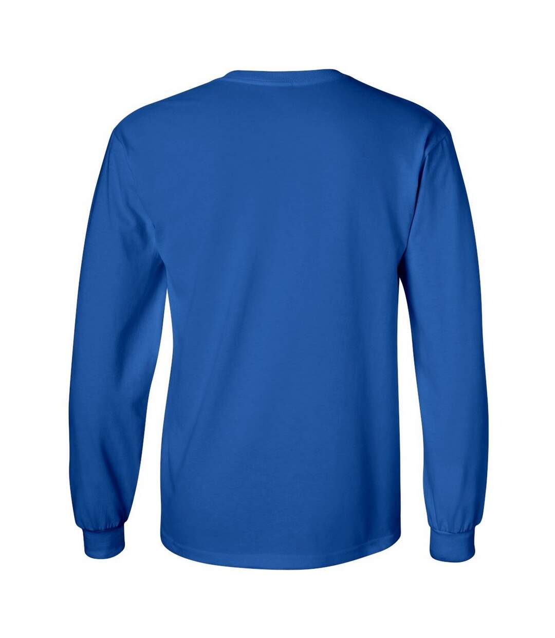 T-shirt uni à manches longues  pour homme bleu royal Gildan