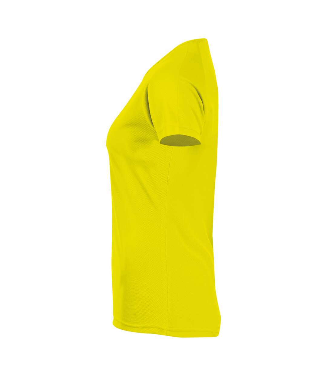 T-shirt de sport femme jaune néon SOLS-2