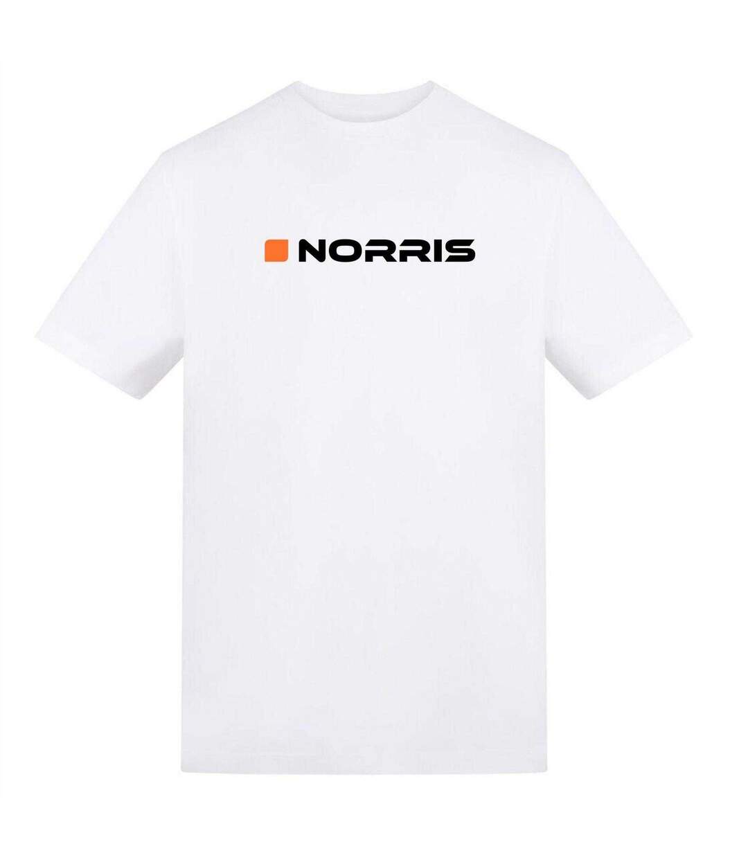 Unisex Adult Lando Norris T-shirt White F1-1