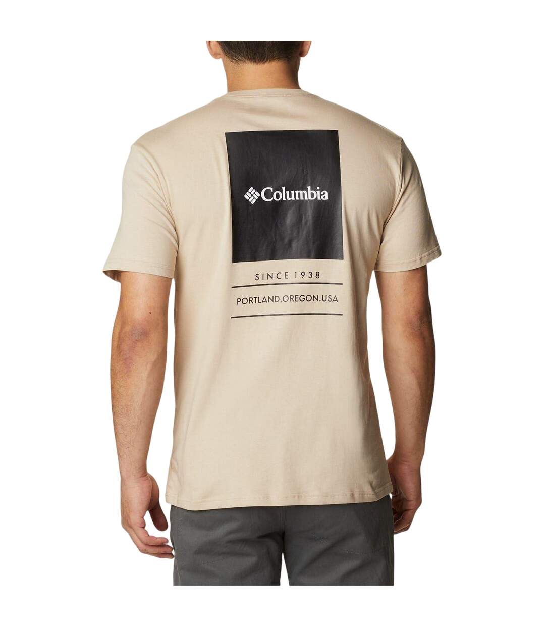 T-shirt Motif/style Imprimé Graphique Barton Homme Fossile Columbia-2