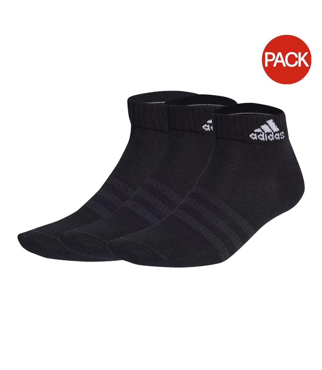 Socquettes Adulte Noir Adidas-1