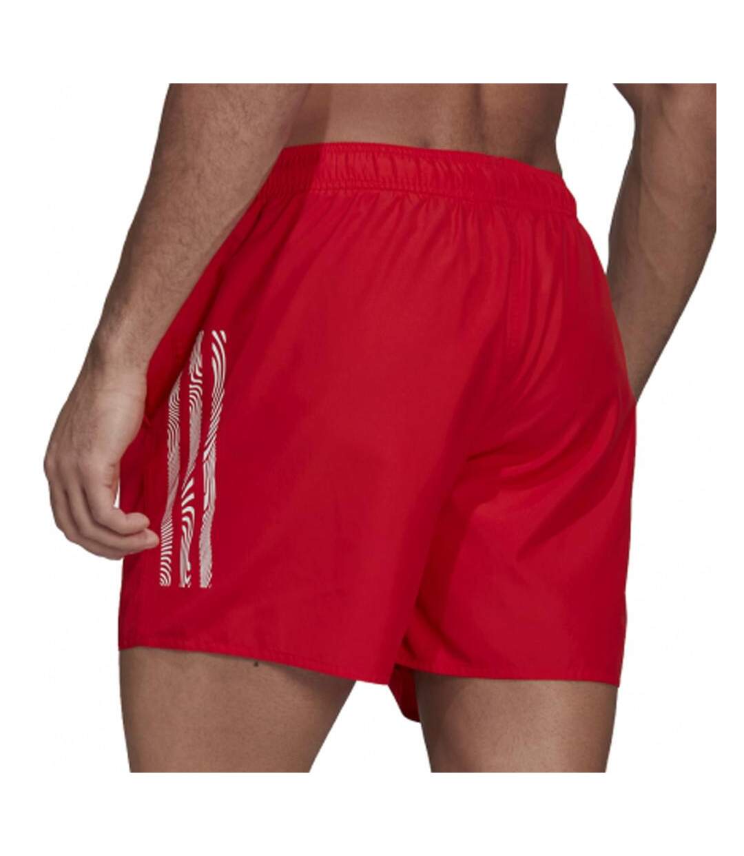 Short de Bain Rouge Homme Adidas HA0400 - S