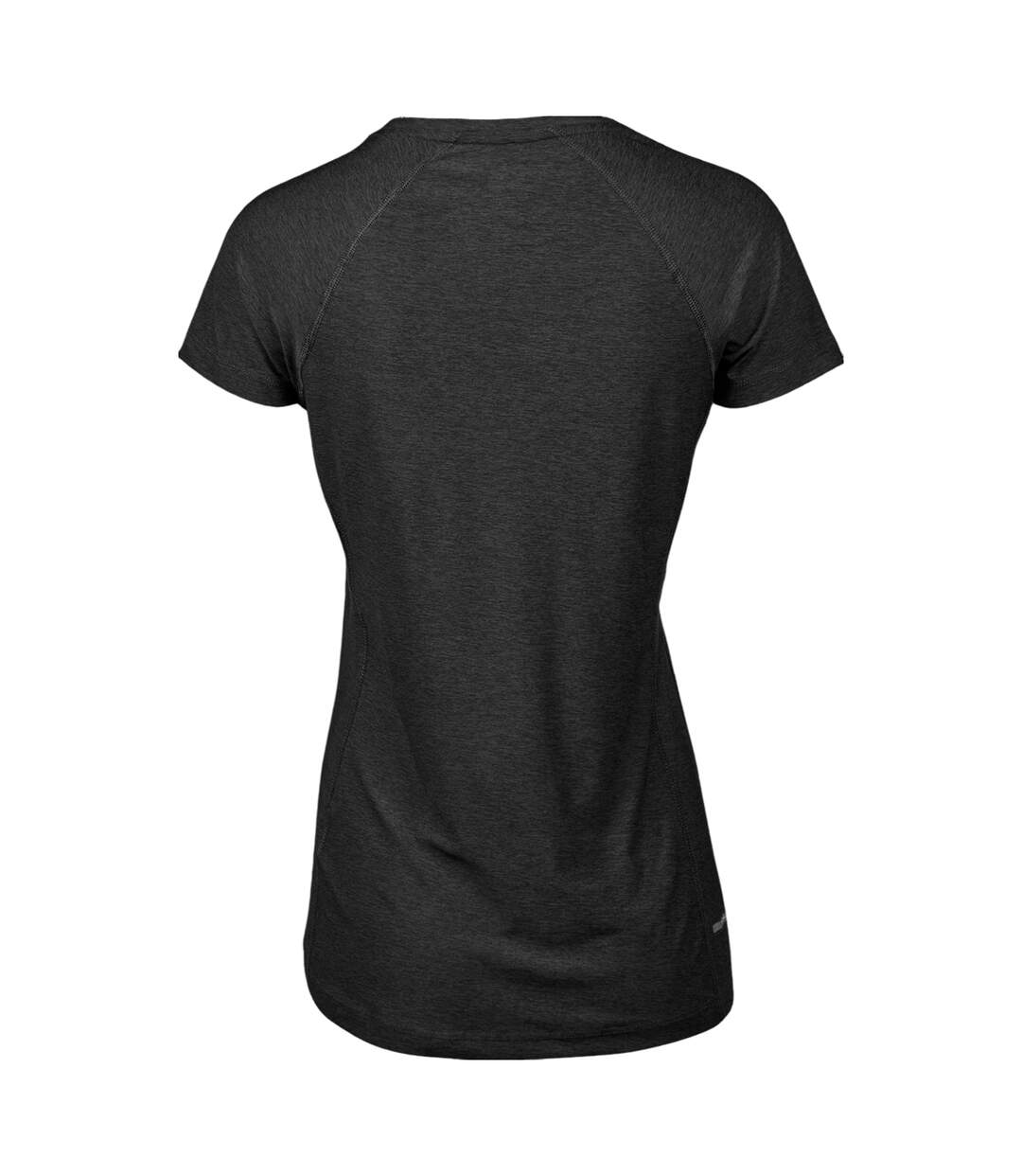 T-shirt Femme Noir Chiné Tee Jays-2