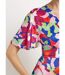 Robe cache-c¿ur manches papillon motif arty-3