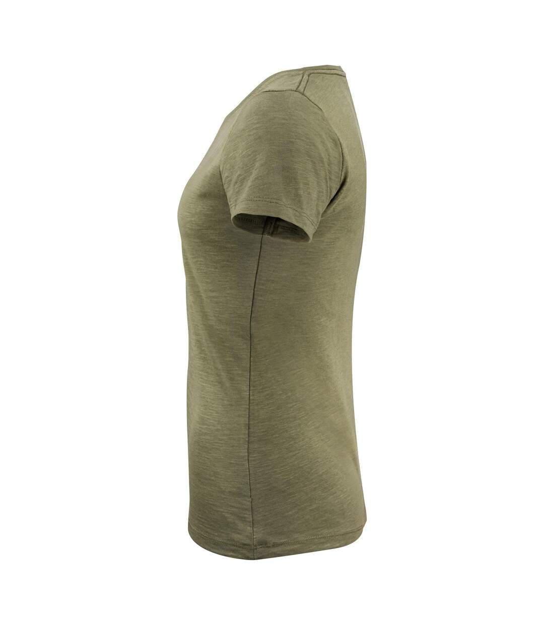 T-shirt Twoville Femme Vert Kaki Foncé James Harvest-3