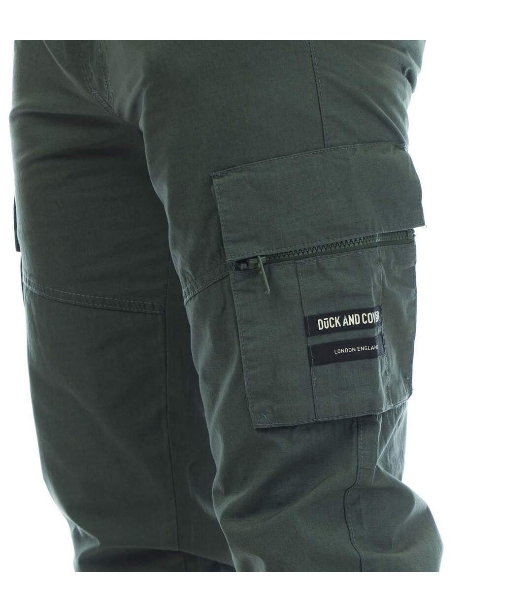 Pantalon À Poches Chesser Homme Vert Duck And Cover-3