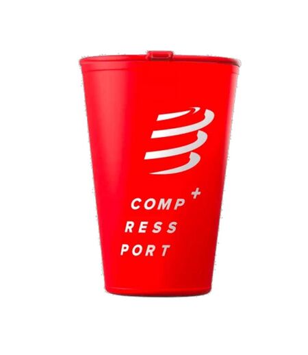 Gobelet de trail rouge compressport fast cup 200 ml - taille unique