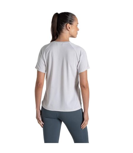 Womens/ladies Ellie Short-sleeved T-shirt Lunar Grey Craghoppers