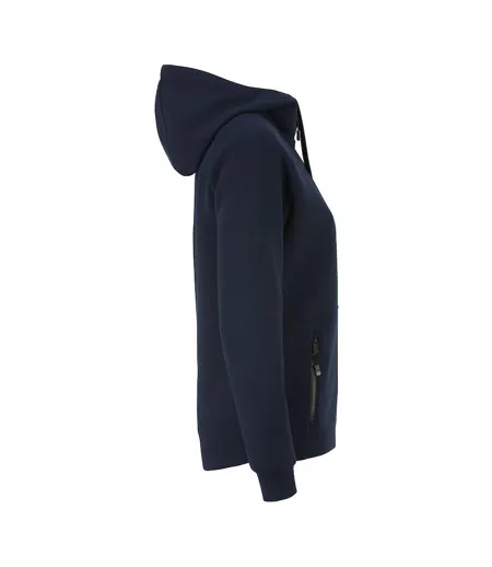 Womens/ladies Anzac Full Zip Hoodie Navy Dad
