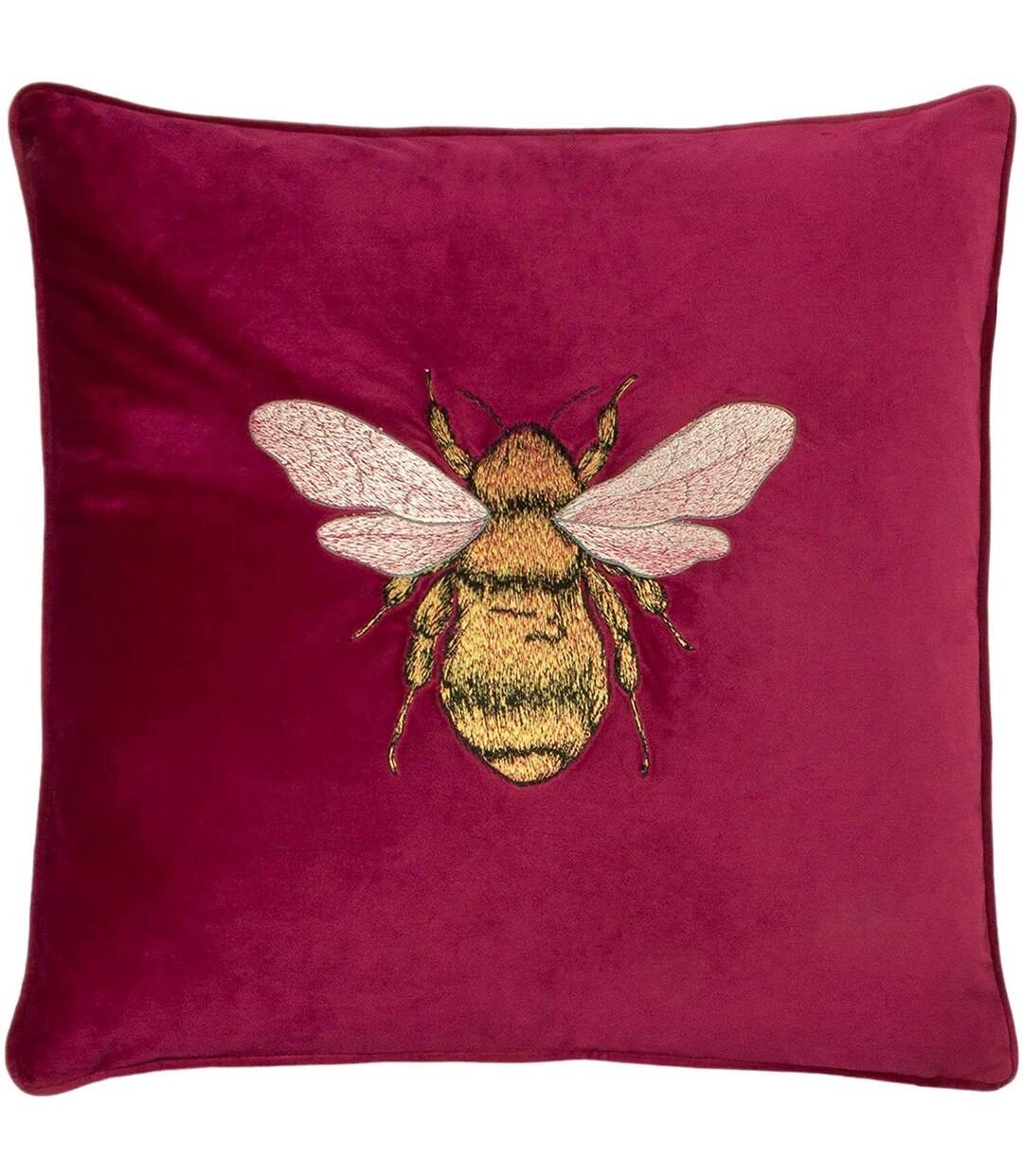 Hortus bee cushion cover 50cm x 50cm fuchsia Paoletti