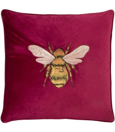 Housse de coussin hortus bee 50 cm x 50 cm fuchsia Paoletti Paoletti