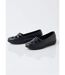 Mocassins cuir largeur confort élastiqué-4