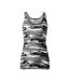 Débardeur Motif/style Camouflage Triumph Femme Blanc Noir Malfini-1