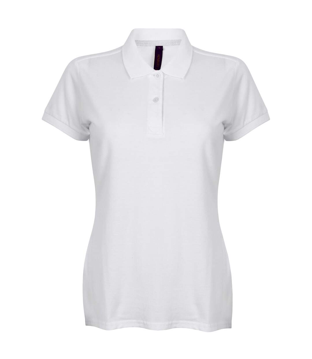 Polo uni femme blanc Henbury