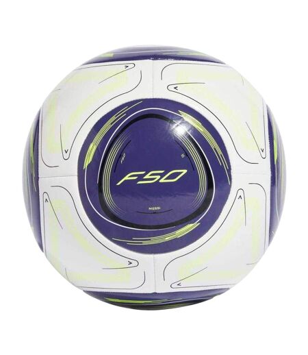 Ballon De Foot Style Lionel Messi Club Taille 5 Blanc Violet Noir Jaune Adidas