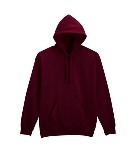 Unisex Adult Midweight Fleece Hoodie Maroon Gildan