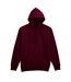 Unisex Adult Midweight Fleece Hoodie Maroon Gildan-1