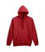 Mens Midweight Soft Touch Hoodie Cardinal Red Gildan-2
