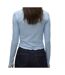 T-shirt bleu femme vero moda sofia-2