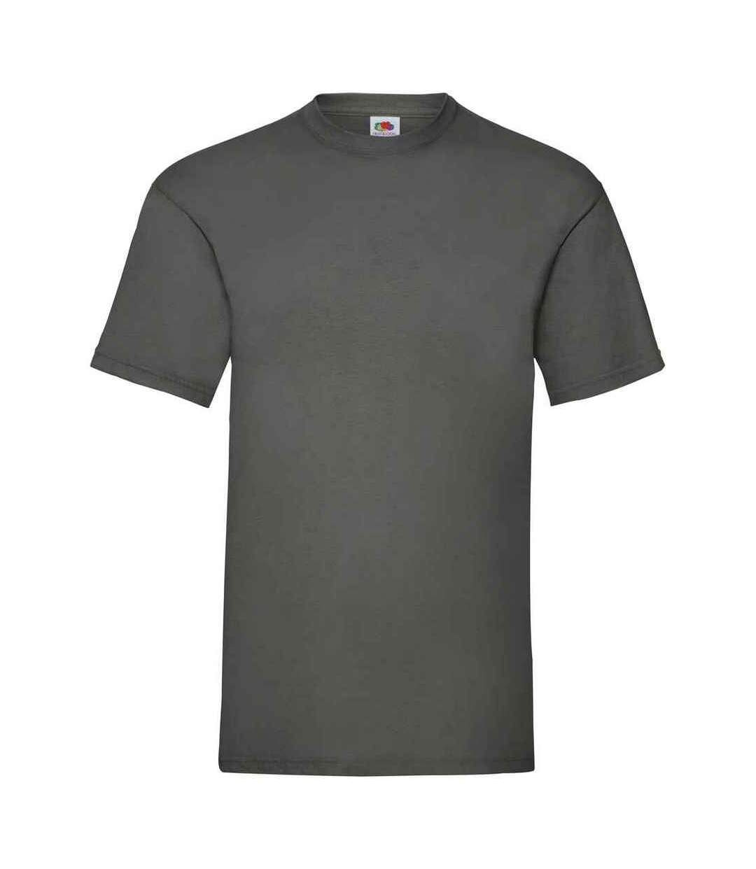 T-shirt valueweight homme graphite clair Fruit of the Loom-1