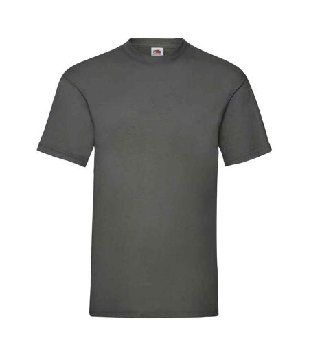 Mens valueweight t-shirt light graphite Fruit of the Loom