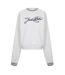 Sweat Manches Longues Femme Gris Clair Chiné Jack Wills-1