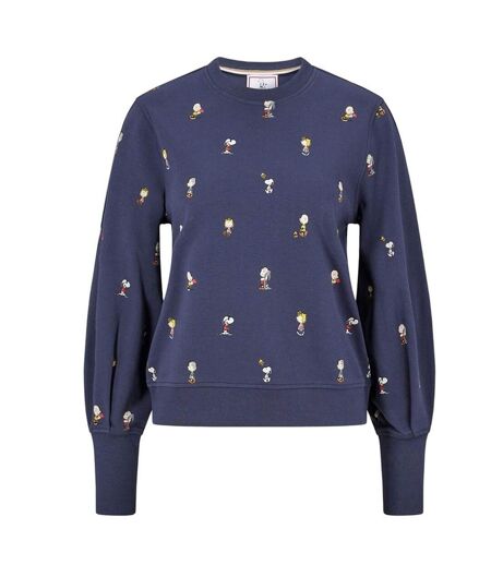 Sweat Ejusta1 Femme Bleu Foncé Boss