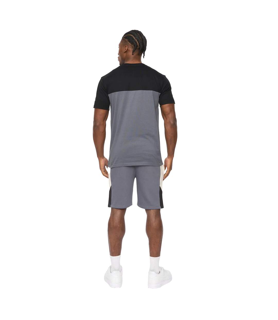 T-shirt Castlebay Homme Ardoise Crosshatch-3