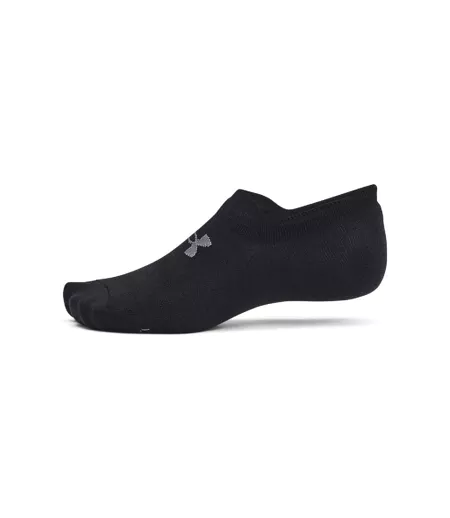 Socquettes Essential Ultra Femme Noir Gris Blanc Under Armour