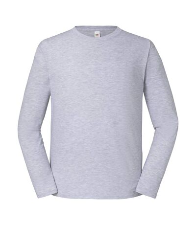 T-shirt Iconic Premium Homme Gris Chiné Fruit Of The Loom