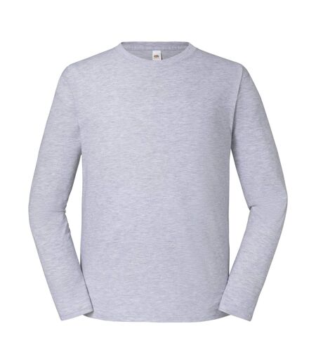 T-shirt Iconic Premium Homme Gris Chiné Fruit Of The Loom