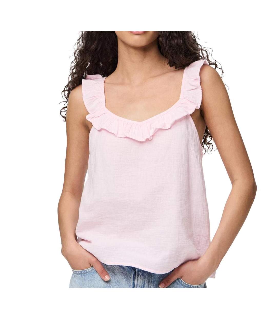Top rose femme pieces astina-1