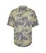 Mens Frank Collared Shirt Grey Gold Diesel-1