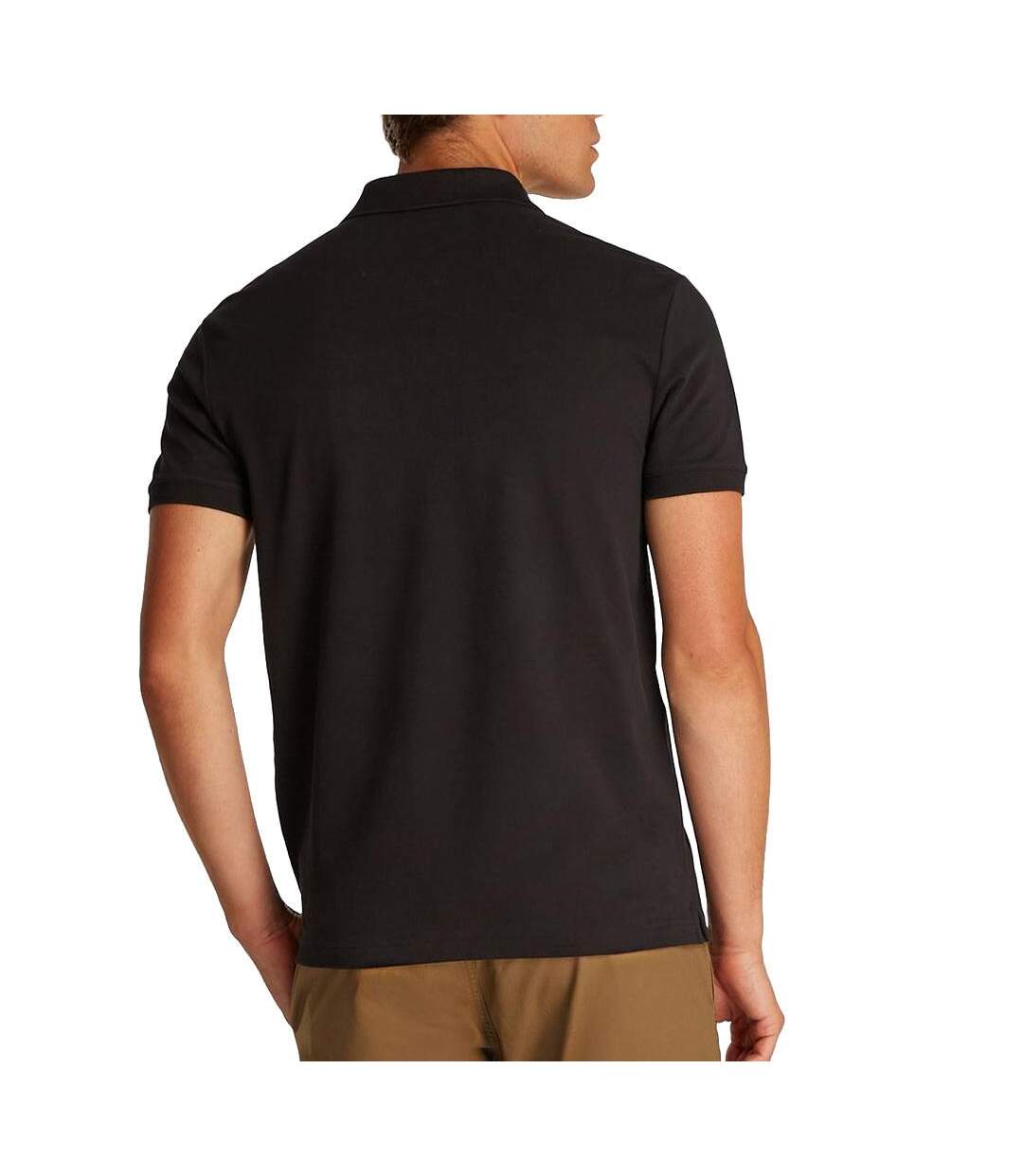 Polo noir homme calvin klein jeans monologo-2
