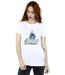 Disney Femmes/Les femmes Lilo & Stitch Reading A Book Cotton Boyfriend T-Shirt (Blanc) - UTBI30078-2
