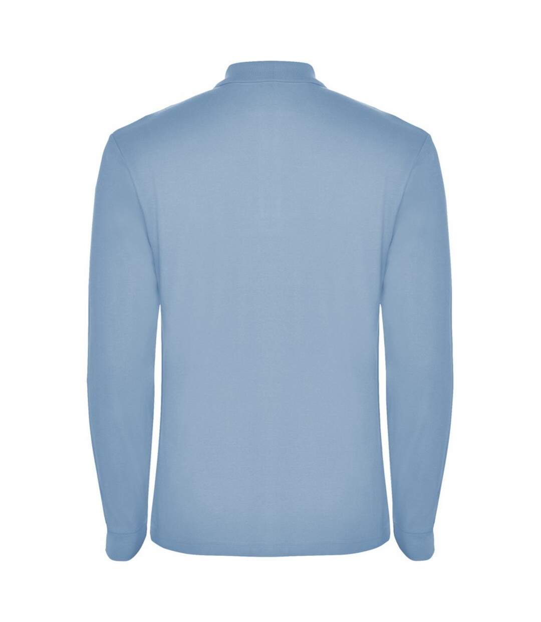 Mens estrella long-sleeved polo shirt sky blue Roly