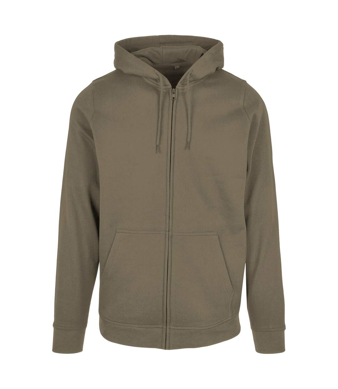 Sweat À Capuche Basic Adulte Olive Build Your Brand-1