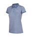 Polo manches courtes remex femme bleu de gris Regatta