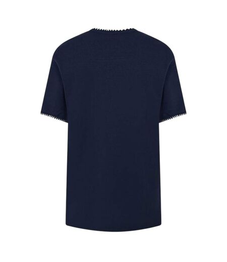 T-shirt Perth Homme Bleu Marine Écru Threadbare