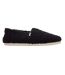 Womens/ladies Alpargata Classic Espadrilles Black Toms-3