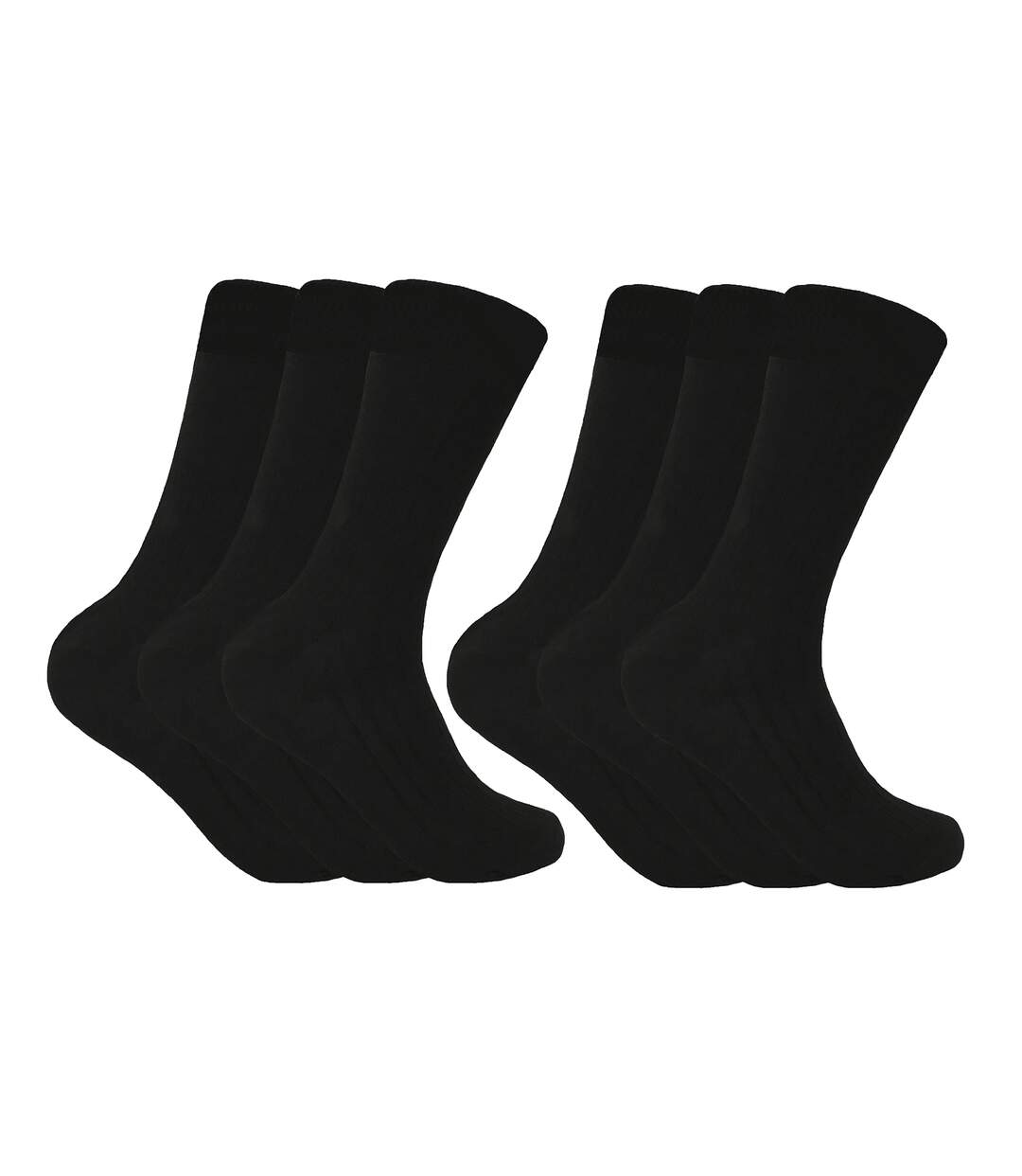 6 Pack Mens Thick Warm Wool Blend Hiking Socks-1