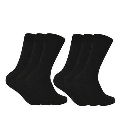 6 Pack Mens Thick Warm Wool Blend Hiking Socks