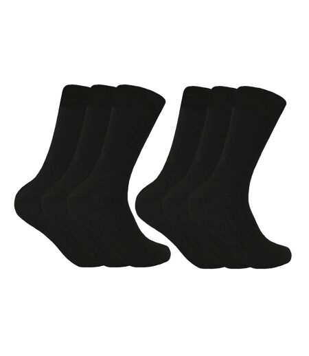 6 Pack Mens Thick Warm Wool Blend Hiking Socks
