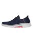 Mens go walk 7 free hand trainers navy/red Skechers