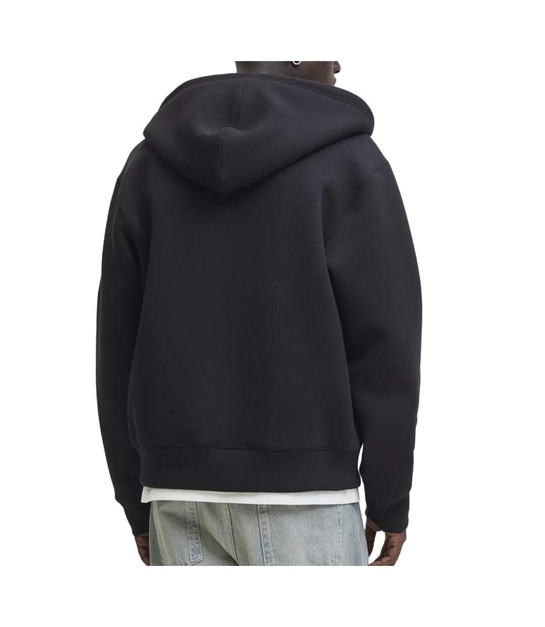 Sweat zippé noir homme jack & jones cover scuba-2