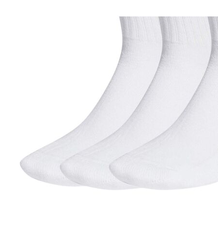 Lot De 3  Chaussettes Motif/style Linéaire Adulte Blanc Adidas